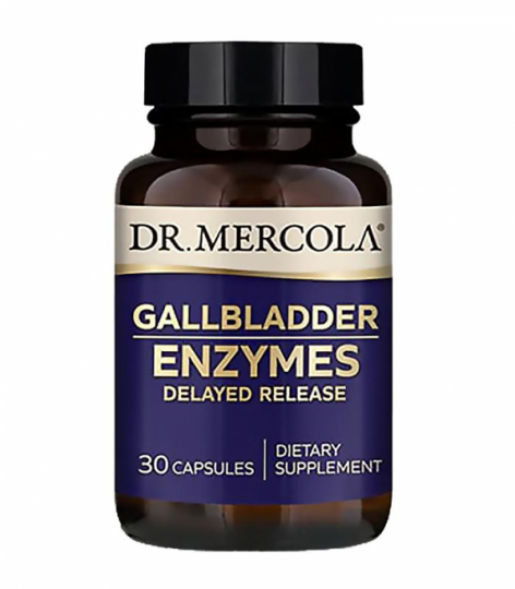 Bottle with Dr. Mercola Gallbladder Enzymes