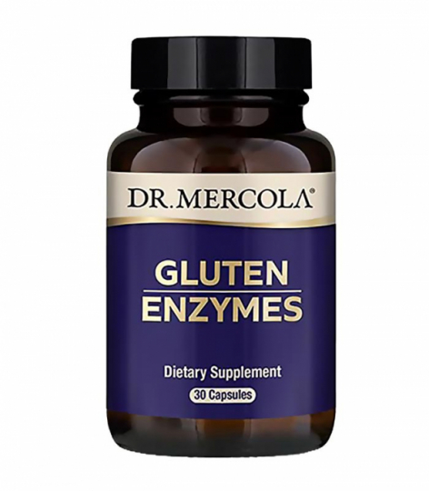 Dr. Mercola Gluten Enzymes i gruppen Kosttillskott / Mage & Tarm / Matsmältning hos Vitaminer.nu (1040)