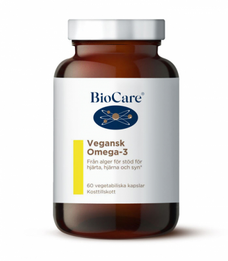 BioCare Vegan Omega-3 i gruppen Kosttillskott / Omega 3 & Fettsyror / Fettsyror hos Vitaminer.nu (1206)