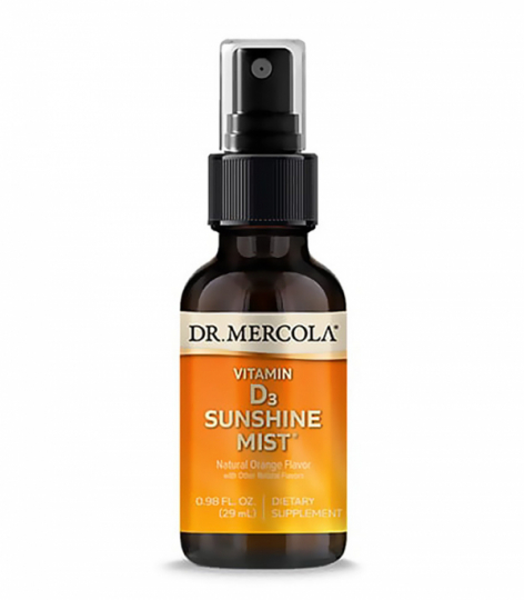 Bottle with Dr. Mercola D-spray 25 ml