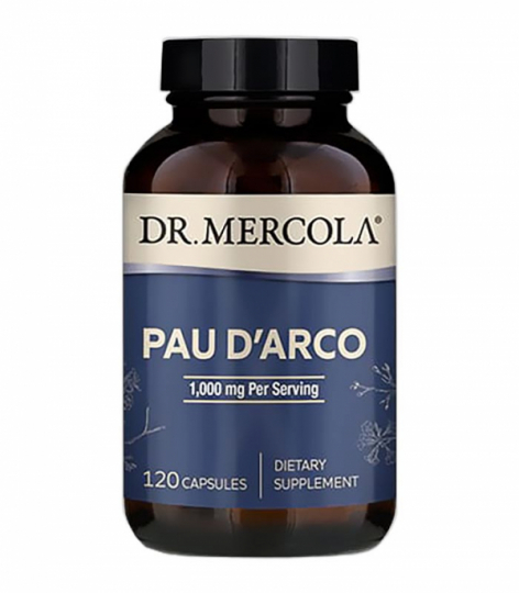 Bottle with Dr. Mercola Pau d''Arco