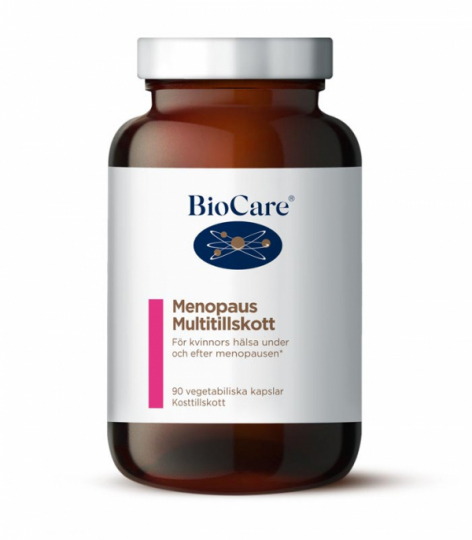 Bottle with BioCare Menopaus Multinutrient