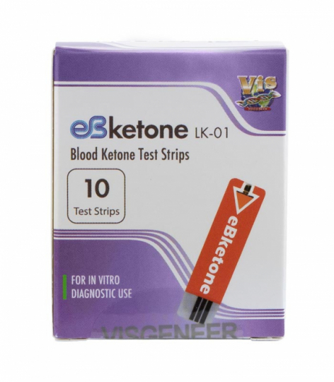 F�rpackning med eBketone Teststickor/remsor 10 st