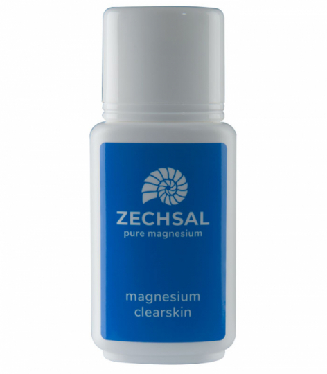 Flaska med Zechsal Magnesium clear skin