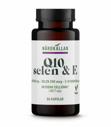 Närokällan Q10 200 mg + Selen & E