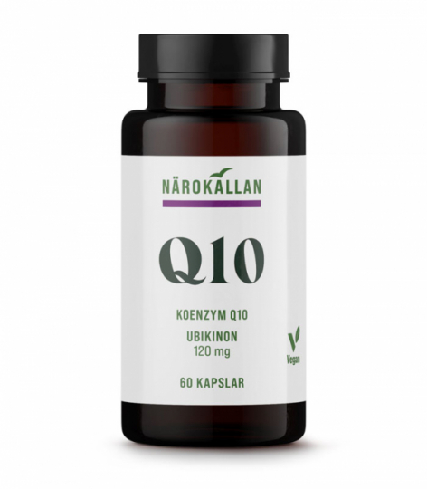 Bottle with N�rok�llan Q10 120 mg