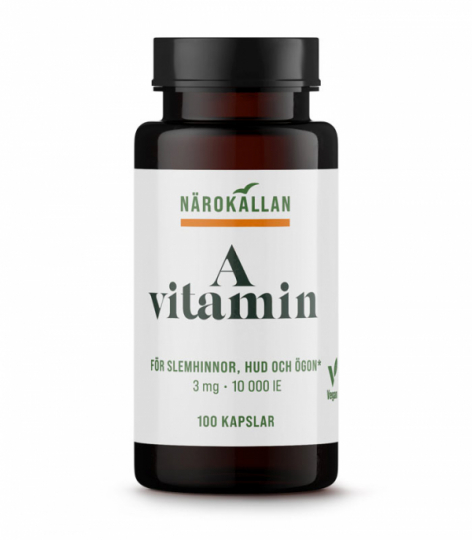 Bottle with N�rok�llan A-vitamin