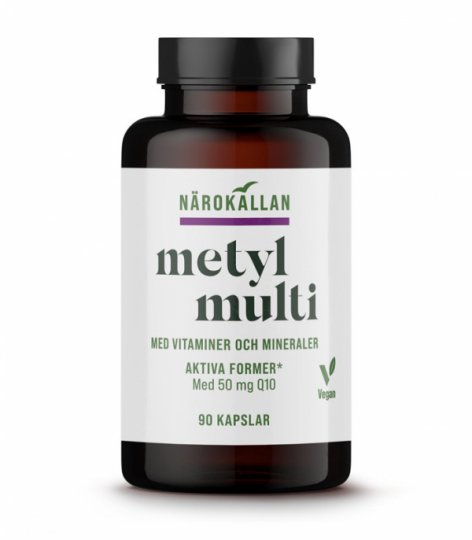 Bottle with N�rok�llan Metyl Multivitamin 90 capsules