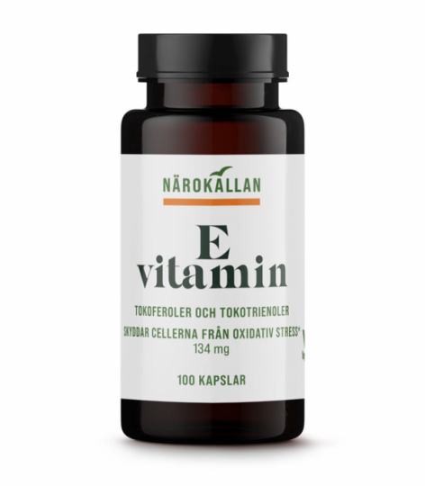 Bottle with N�rok�llan vitamin E