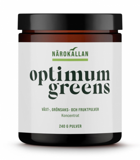 Jar with Närokällan Optimum Greens