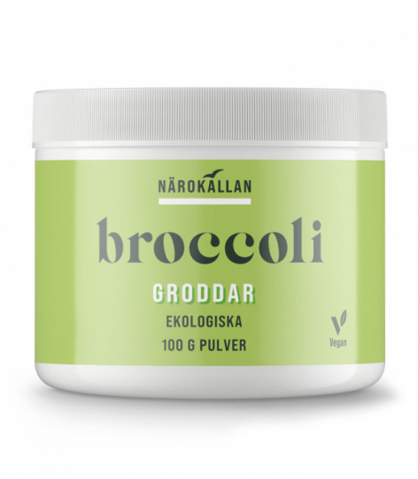 Tub with N�rok�llan Broccoli Sprouts 100 g Organic