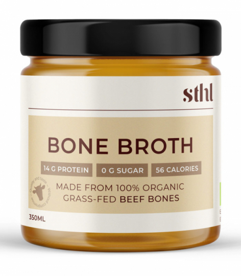 Jar with STHL Beef Bone Broth