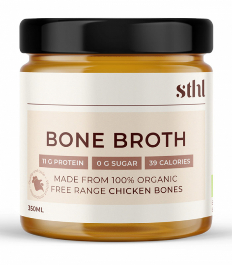 Jar with STHL Chicken Bone Broth