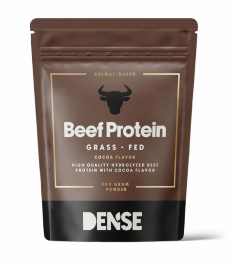 Bag with Dense Beef Protein Chocolate