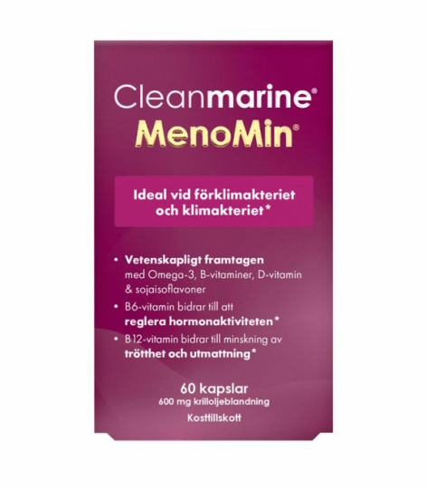 F�rpackning med Cleanmarine Menomin 60 kapslar