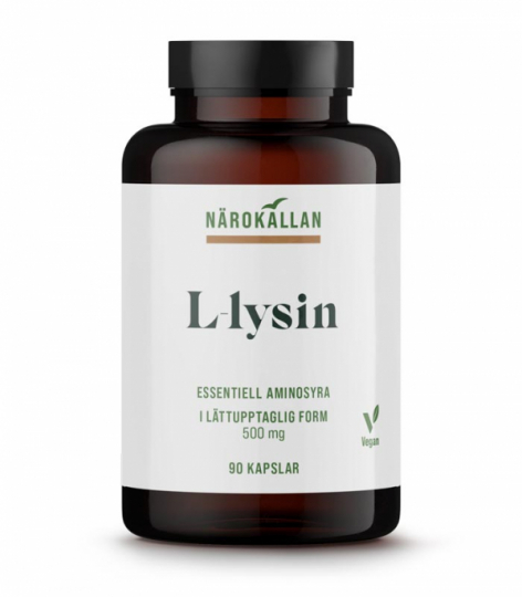 Bottle with N�rok�llan L-Lysin 90 capsules