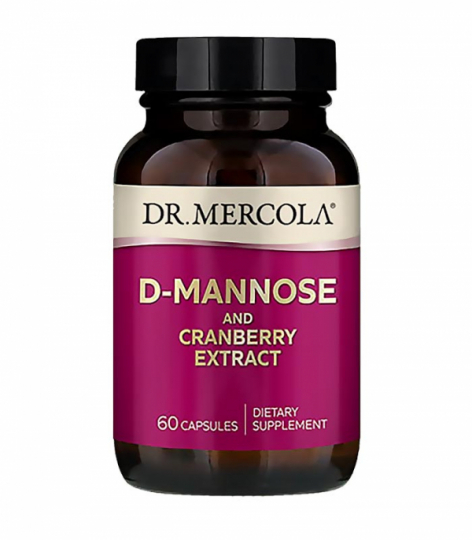 Bottle with Dr. Mercola D-Mannose