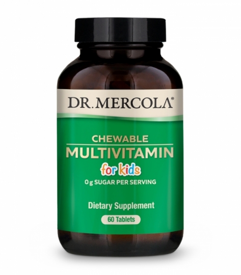 Dr.Mercola Tuggbar Multivitamin f�r Barn 60 tabletter i gruppen Anv�ndningsomr�de/funktion / Kosttillskott barn hos Vitaminer.nu (962)