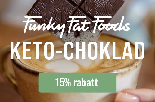 Keto-choklad, perfekt mellanmål - 15% rabatt